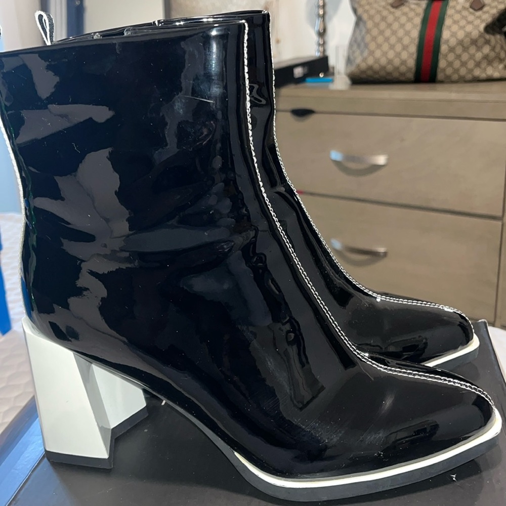 Azalea Wang ColorBlock Boots